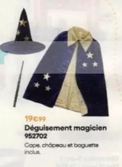 Déguisement Magicien offre à 19,99€ sur King Jouet