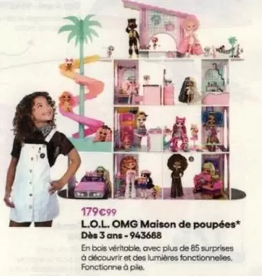 L.O.L Omg Maison De Poupées offre à 179,99€ sur King Jouet