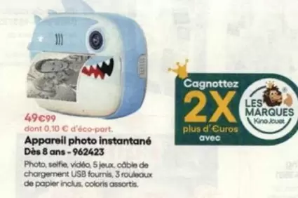 Appareil Photo Instantané   offre à 49,99€ sur King Jouet