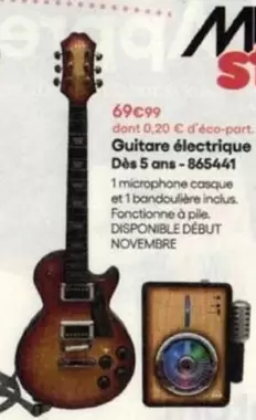 Guitare Électrique offre à 69,99€ sur King Jouet