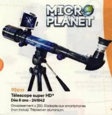 Télescope Super Hd offre à 99,99€ sur King Jouet