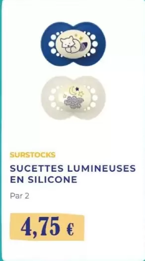 Sucettes Lumineuses En Silicone