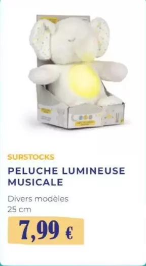 Peluche Lumineuse Musicale