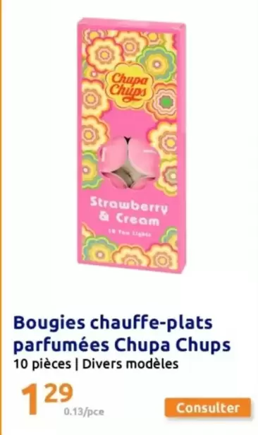 Chupa Chups - Bougies Chauffe-plats Parfumées