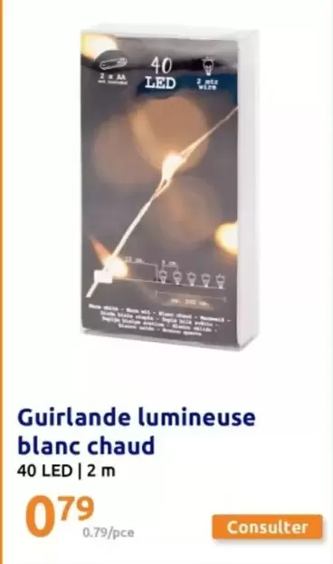 Guirlande Lumineuse Blanc Chaud