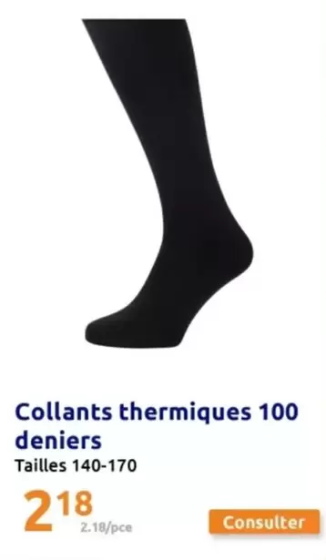 Collants Thermiques 100 Deniers