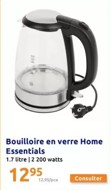 Bouilloire En Verre Home Essentials