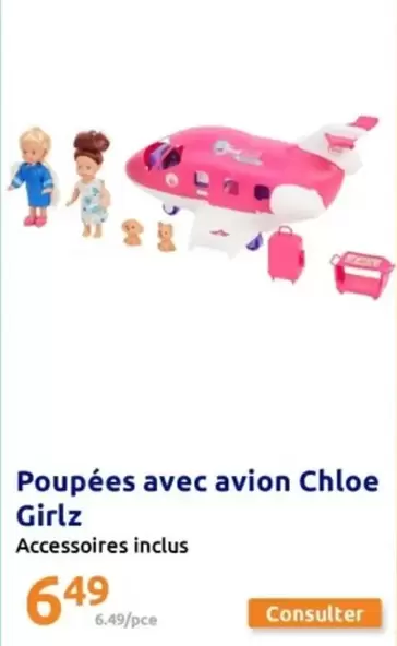 Girlz - Poupées Avec Avion Chloe