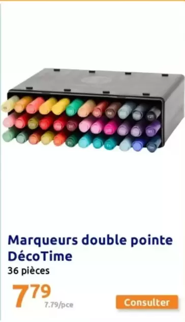 Marqueurs Double Pointe Déco Time