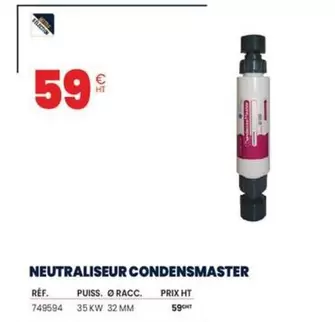 Neutraliseur Condensmaster offre à 59€ sur Au Forum du Bâtiment