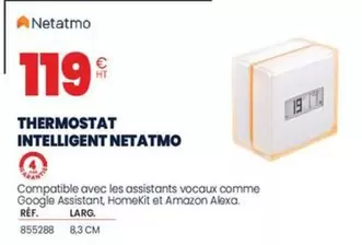 Netatmo - Thermostat Intelligent offre à 119€ sur Au Forum du Bâtiment