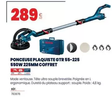 Bosch - Ponceuse Plaquiste GTR 55-225 550W 225Mm Coffret offre à 289€ sur Au Forum du Bâtiment