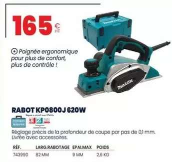 Makita - Robot KP0800J 620W offre à 165€ sur Au Forum du Bâtiment