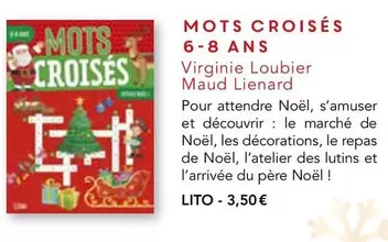 Mots Croises 6-8 Ans offre à 3,5€ sur Maison de la Presse