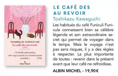 Le Café Des Au Revoir offre à 19,9€ sur Maison de la Presse