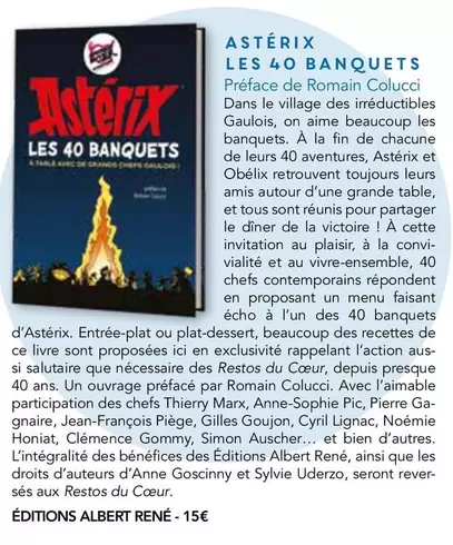 Amis - Les 40 Banquets offre sur Maison de la Presse