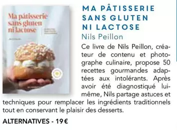 Ma Pâtisserie Sans Gluten Ni Lactose offre à 19€ sur Maison de la Presse