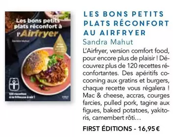 Les Bons Petits Plats Réconfort Au Airfryer offre à 16,95€ sur Maison de la Presse