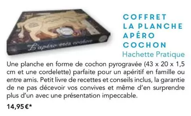 Amis - Coffret La Planche Apéro offre à 14,95€ sur Maison de la Presse