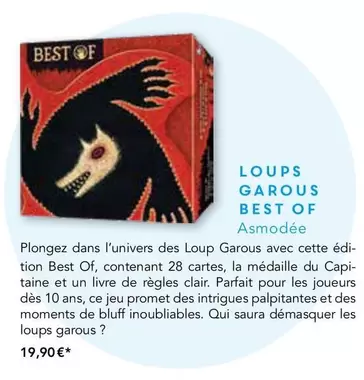 Loups Garous Best Of offre à 19,9€ sur Maison de la Presse