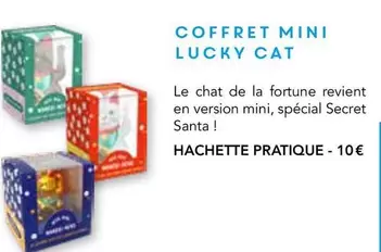 Cat - Coffret Mini Lucky offre à 10€ sur Maison de la Presse