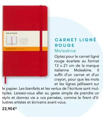 Carnet Ligné offre à 22,9€ sur Maison de la Presse