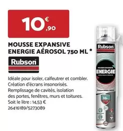 Rubson - Mousse Expansive Energie Aerosol