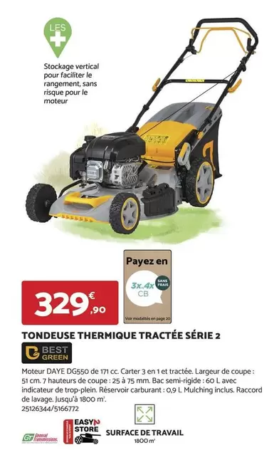 GT - Tondeuse Thermique Tractee Serie 2