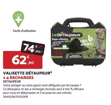 Le Détaupeur - Valisette Détaupeur + 4 Recharges