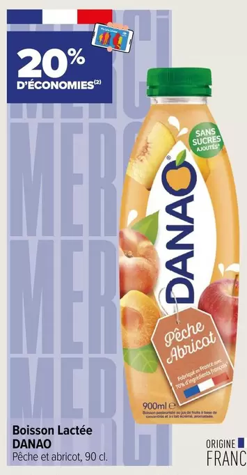 Danao - Boisson Lactée offre sur Carrefour City