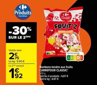 Carrefour - Bonbons Tendre Aux Fruits