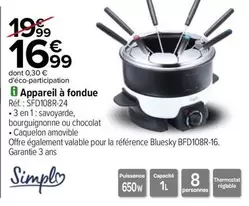 Simply - Appareil À Fondue