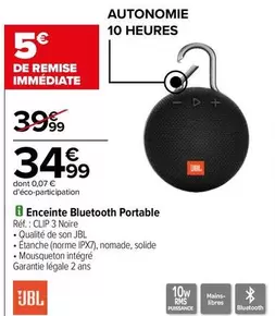 JBL - Enceinte Bluetooth Portable