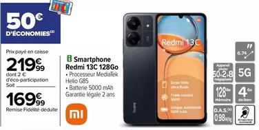 Écran - Smartphone Redmi 13c 128go