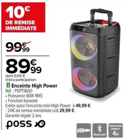 Poss - Enceinte High Power