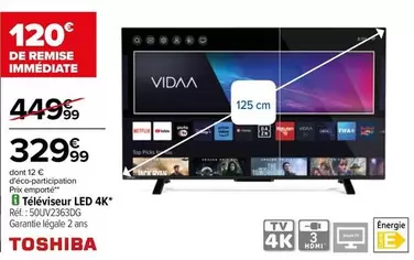 Toshiba - Téléviseur Led 4k