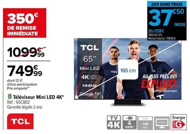 TCL - Téléviseur Mini Led 4k