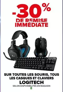 Logitech : Promotions sur toutes les souris, casques et claviers – Équipements ergonomiques et performants