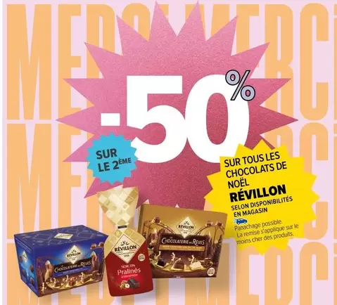 Nestlé : Promotions sur les Chocolats de Noël Révillon