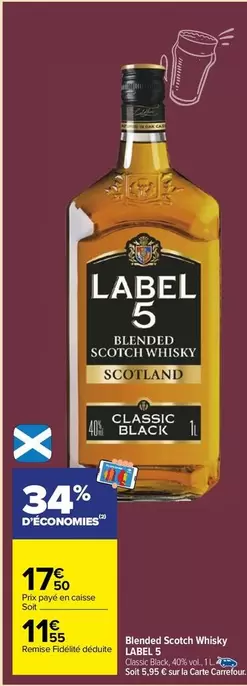 Label 5 - Blended Scotch Whisky