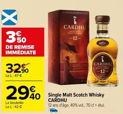 Cardhu - Single Malt Scotch Whisky