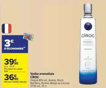 ciroc - vodka aromatisée