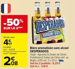 Desperados - Bière Aromatisée Sans Alcool