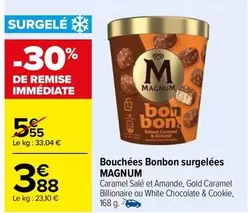 Magnum - Bouchées Bonbon Surgelées