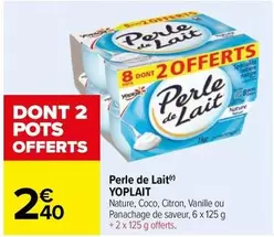 yoplait - perle de lait