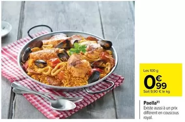 Royal - Paella offre à 0,99€ sur Carrefour