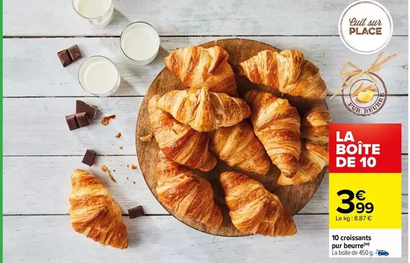 10 croissants par le saveurs