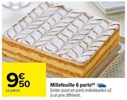 Millefeuille 6 Parts