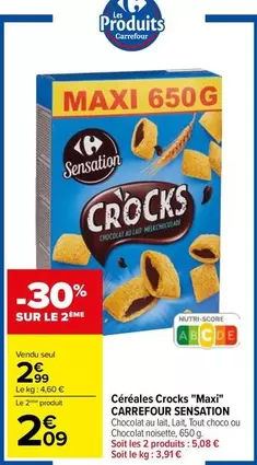 Carrefour - Céréales Crocks "maxi"