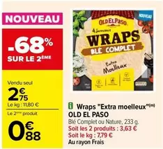 Old El Paso - Wraps "extra Moelleux"